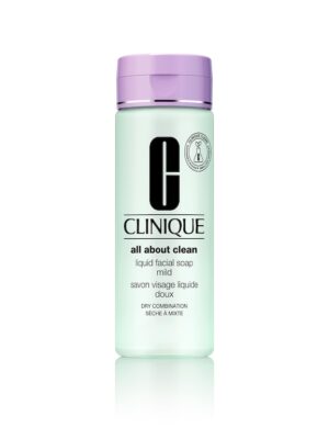 Clinique All About Clean Liquid Facial Soap Mild For Dry Combination Skin