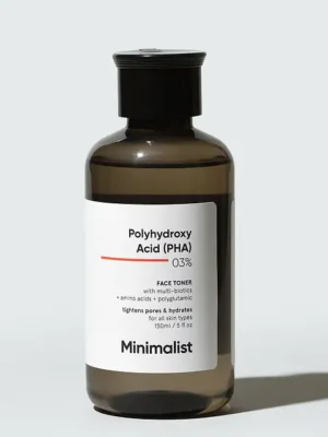 Minimalist Polyhydroxy Acid PHA Face Toner