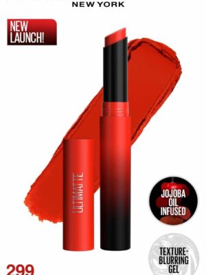 Maybelline New York Ultimate Matte Lipstick - 299 more scarlet