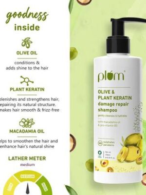 Plum Olive and Plant Keratin damage repair shampoo 250ml